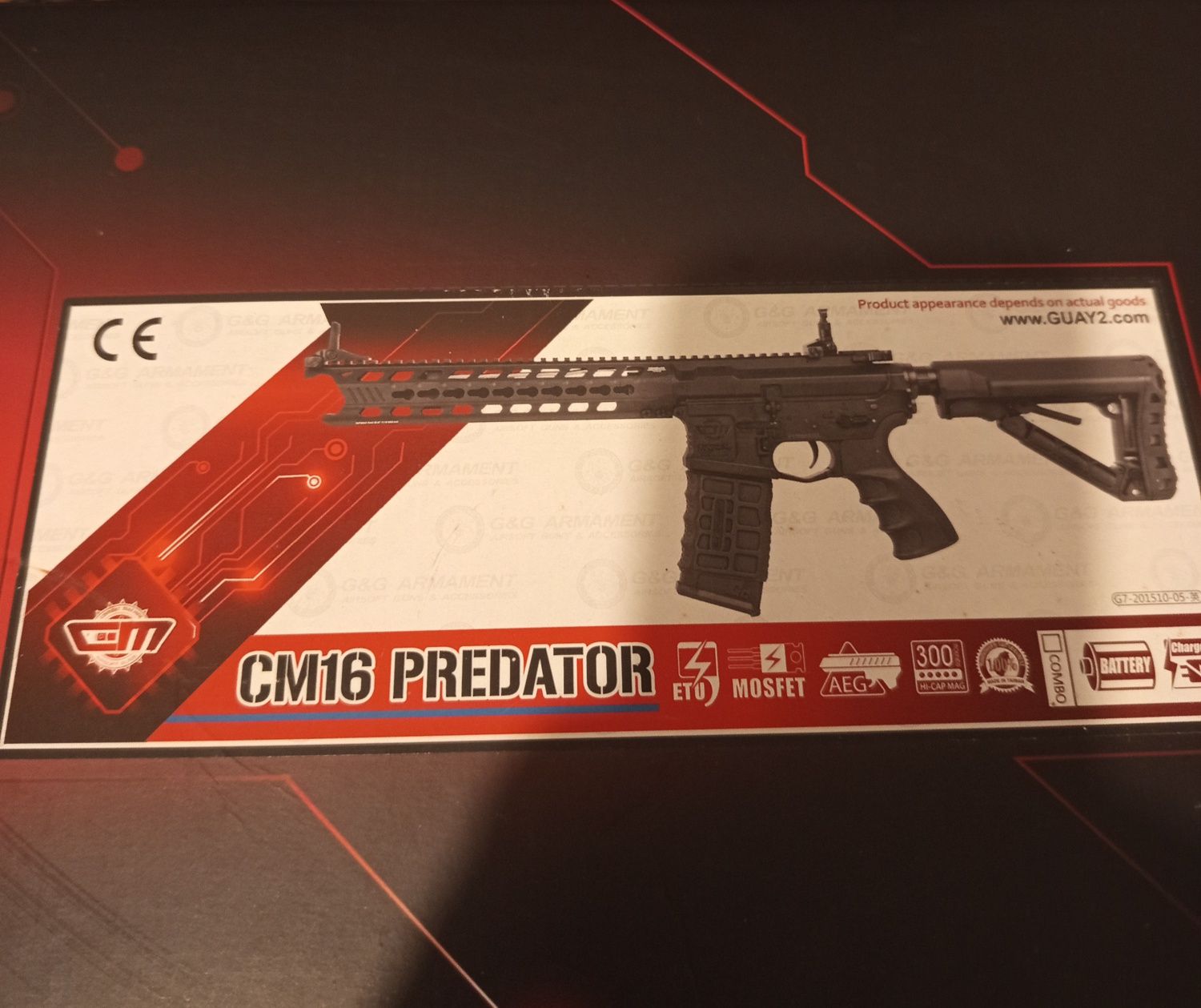 CM 16 Predator airsoft.