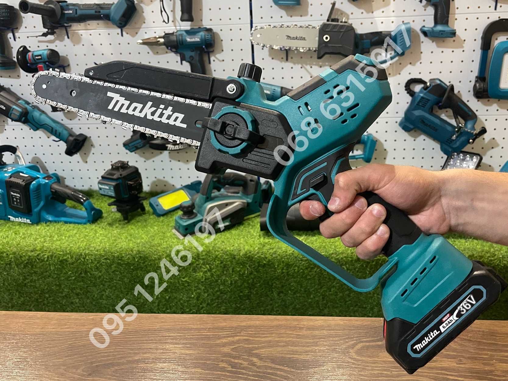 Цепная Мини пилка Makita DUC255BL 36V 6Ah для сада веткорез кусторез