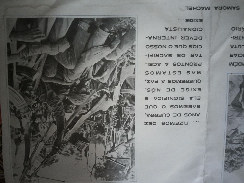 Disco Vinil- Mensagem Samora Machel à OUA- duplo LP