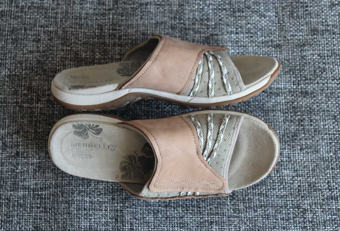 Шльопанці Merrell Lilyfern Aluminum Light Brown Оригінал 39р
