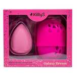 KillyS Galaxy Dream gąbeczka do makijażu z silikonowym etui
