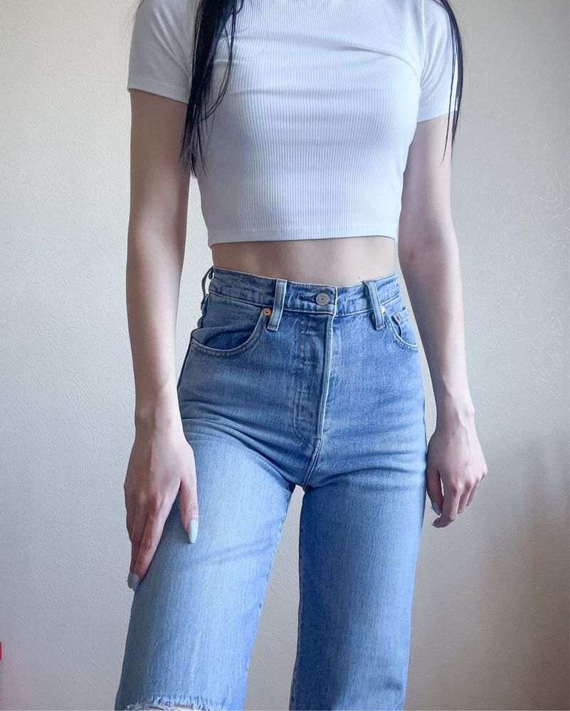 Прямі джинси