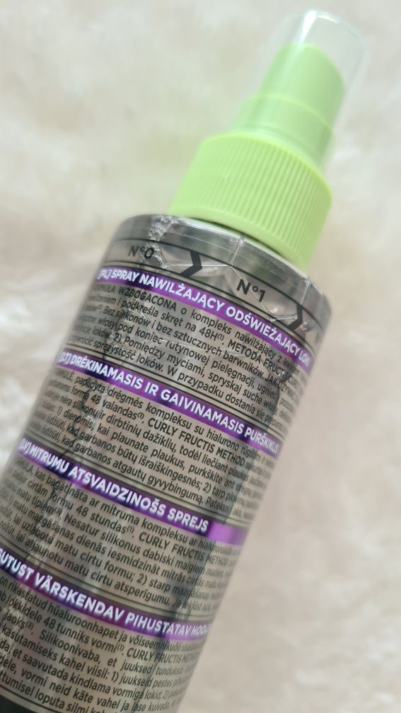 Garnier Fructis curls method spray nawilżający odświeżajacy loki