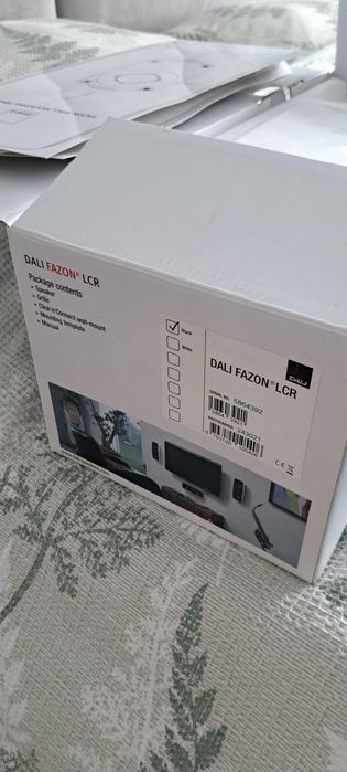 Głośniki naścienne Dali Fazon LCR 3 szt czarne. Jak nowe ! Okazja