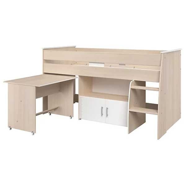 cama com mesa e colchão