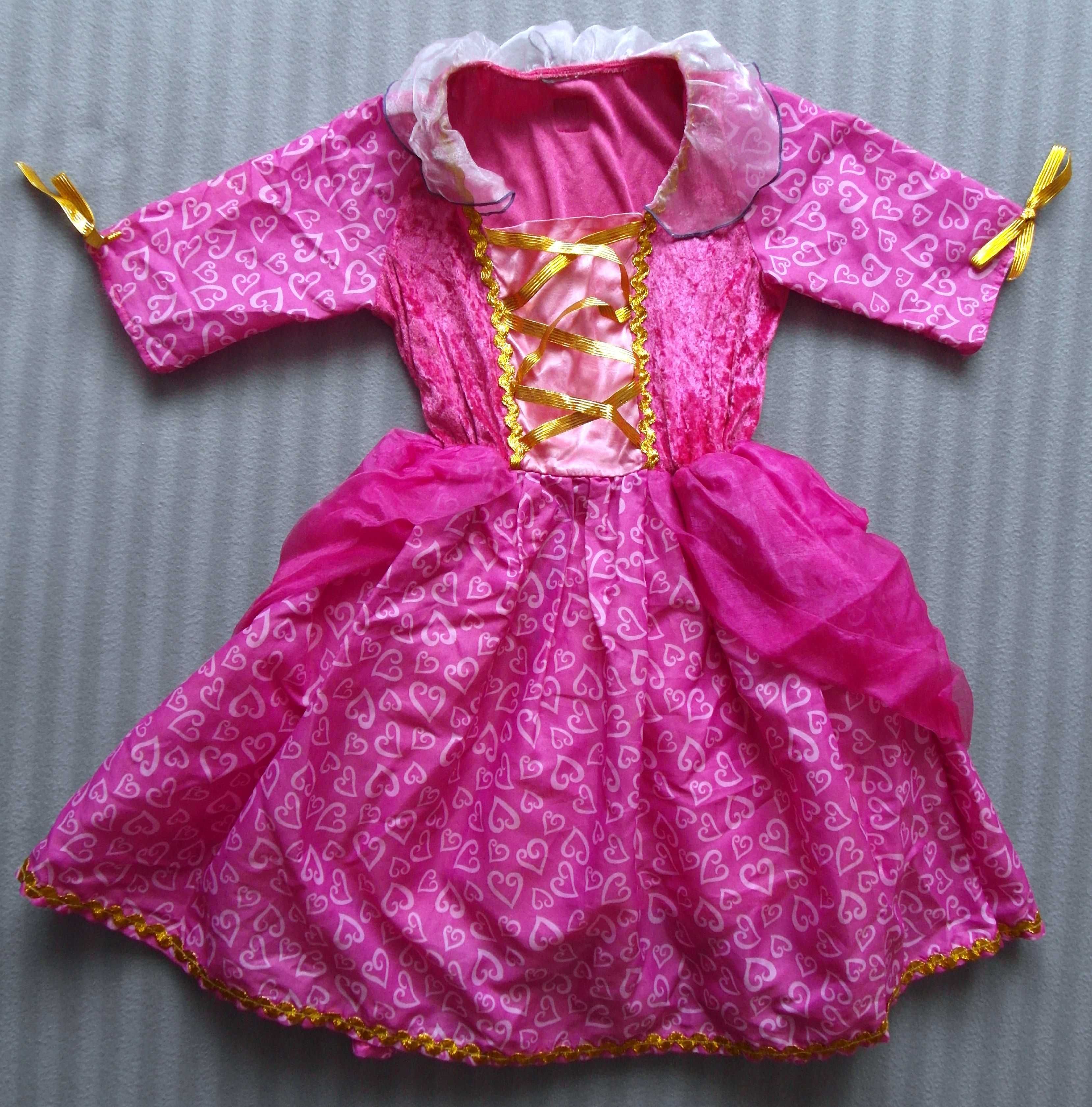 LEGO Wear 110/116 strój przebaranie sukienka Aurora Księżniczka Disney