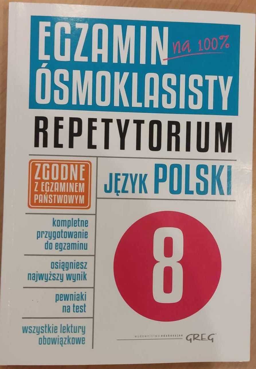 Egzamin ósmoklasisty - język polski. Repetytorium Wydawnictwo GREG