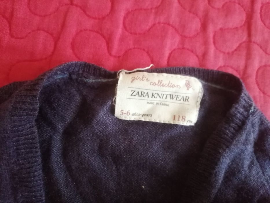 Sweterek dziewczęcy Zara 118 cm