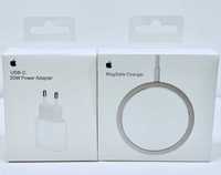 Ładowarka MagSafe USb-C kostka + Kabel 1M kostka USB-C 20W do iPhone