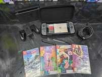 Jak nowa Konsola Nintendo Switch pełen zestaw + 4 gry SKLEP ZAMIANA