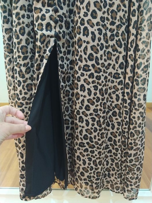 Vestido leopardo Stradivarius