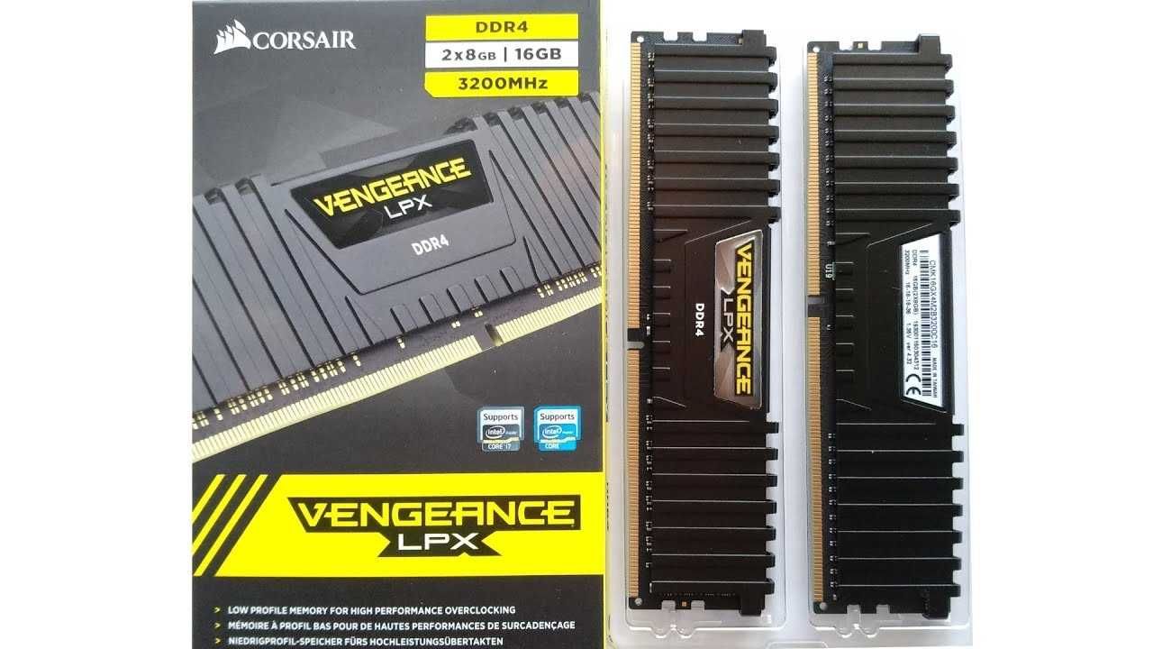 Memória RAM Corsair Vengeance LPX 16GB (2x8GB) DDR4-3200MHz CL16