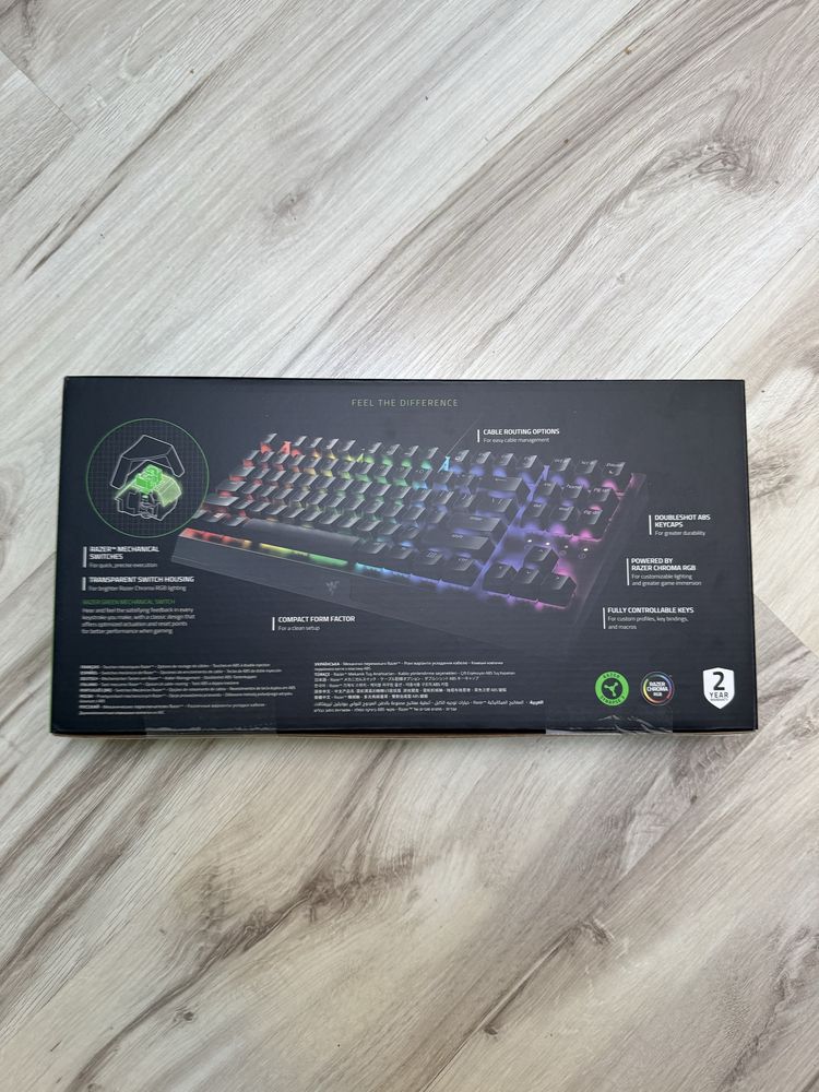 Klawiatura Wave Razer Blackwidow v3 TKL Green