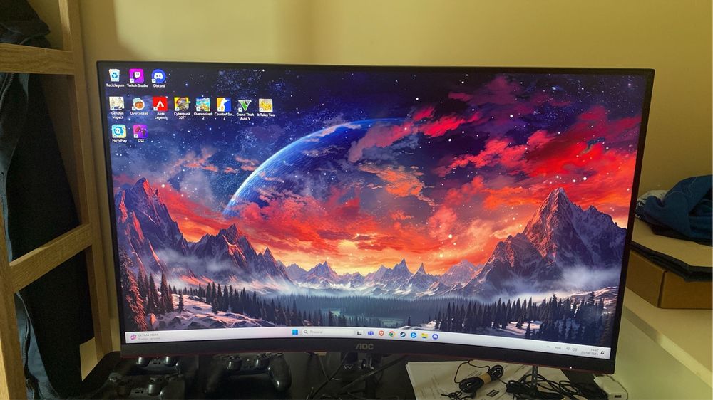 Monitor AOC 32” 244hz ultrawide como novo