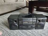 Radiomagnetofon Panasonic RX-DT77 z zmieniarką płyt na 3 CD 0