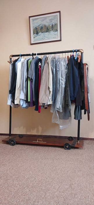 Екслюзивна! Стійка для одягу в стилі "LOFT" (2шт) З антикаарних дверей