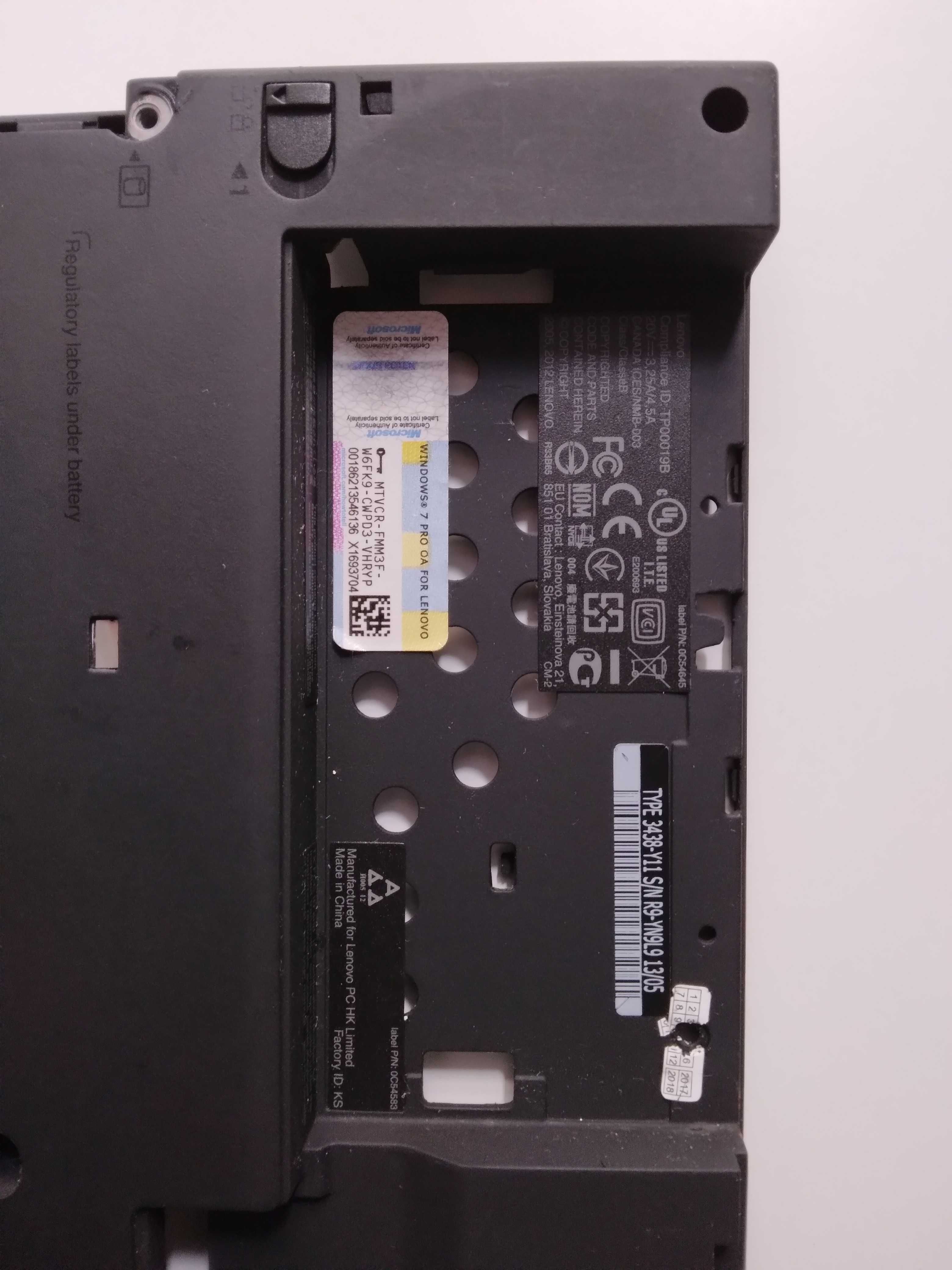 Obudowa dolna do laptopa Lenovo ThinkPad X230T