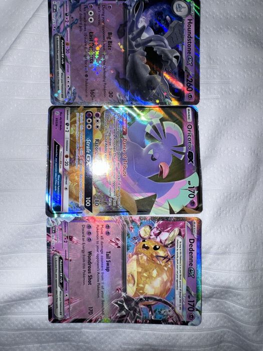 Колекційна картка Pokemon Dedenne, Oricorio GX, Houndstone EX.