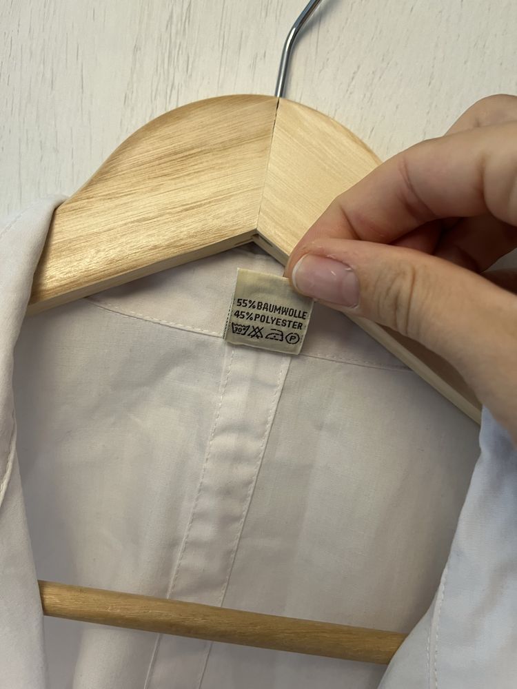 Biała koszula oversize