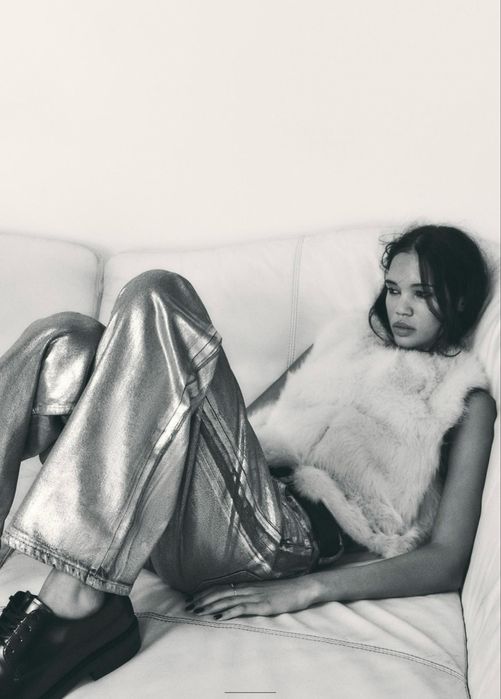 Джинси з напиленням zara 36 S