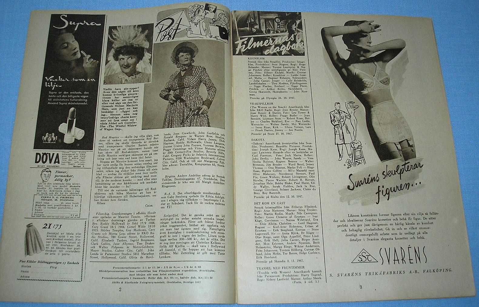 FilmJournalen nr 46/1947 r.  Bob Hope