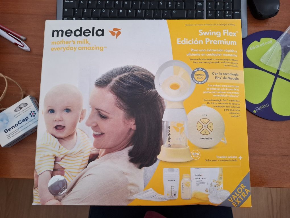 Bomba tira leite medela swing flex