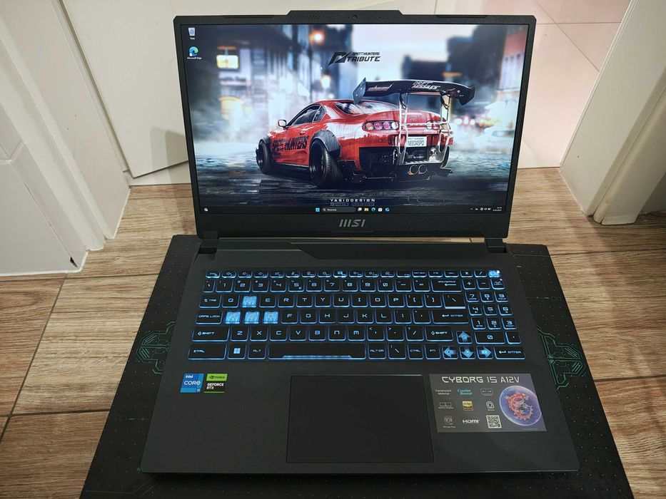 GAMINGOWY MSI CYBORG 15.6"i5 12GEN 12x4.40Ghz,16GB,RTX4060-8GB