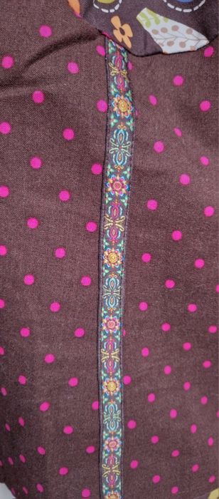 Bluzka folkowa etno boho print Vippi Design unikat slow fashion