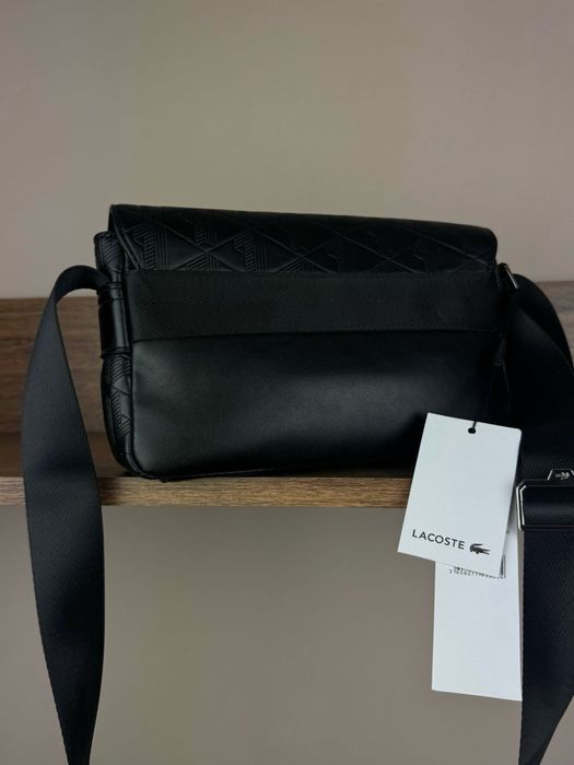 мужская сумка lacoste оригінал чоловіча сумка з шкіри з США USA
