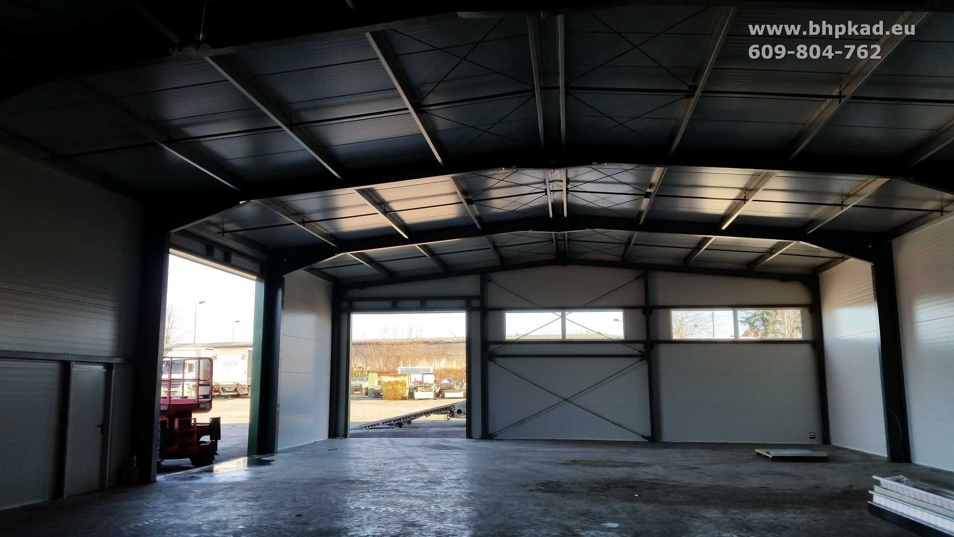 Konstrukcja stalowa. 16x36x5,5m. Producent. BHP KAD. Marlena Biernacka