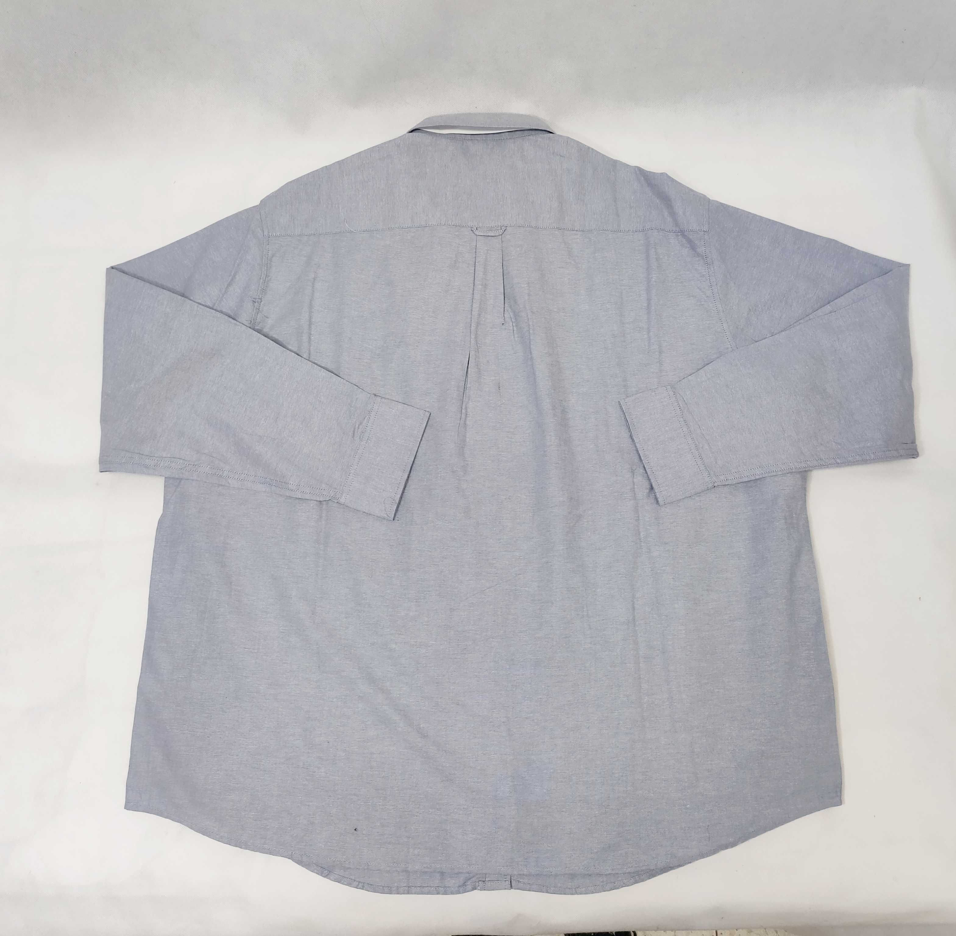 Koszula męska bawełniana szara PLUS SIZE 47/48 3XL MK0050 TAILLISSIME