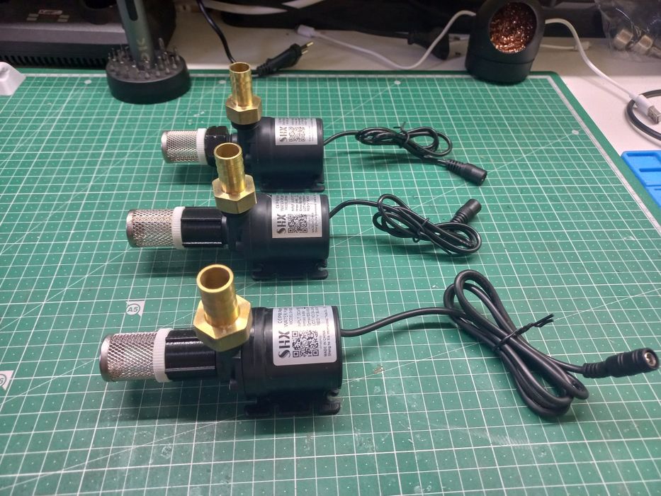 Bomba de agua 12v e 24v com filtro