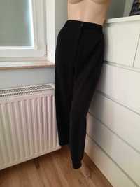 XXXL 46 eleganckie spodnie materiałowe do pracy szeroka nogawka