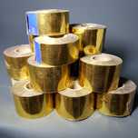 Fita de timbrar a calor ouro