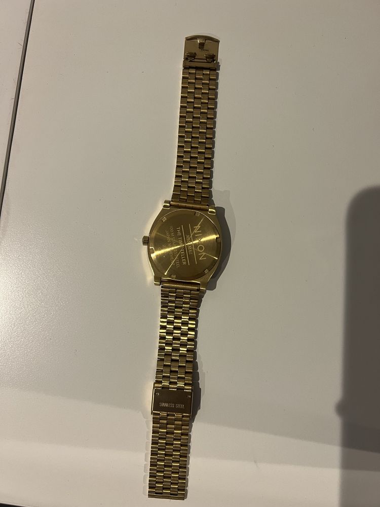 Relogio Nixon TIME TELLER Gold/Green Sunray