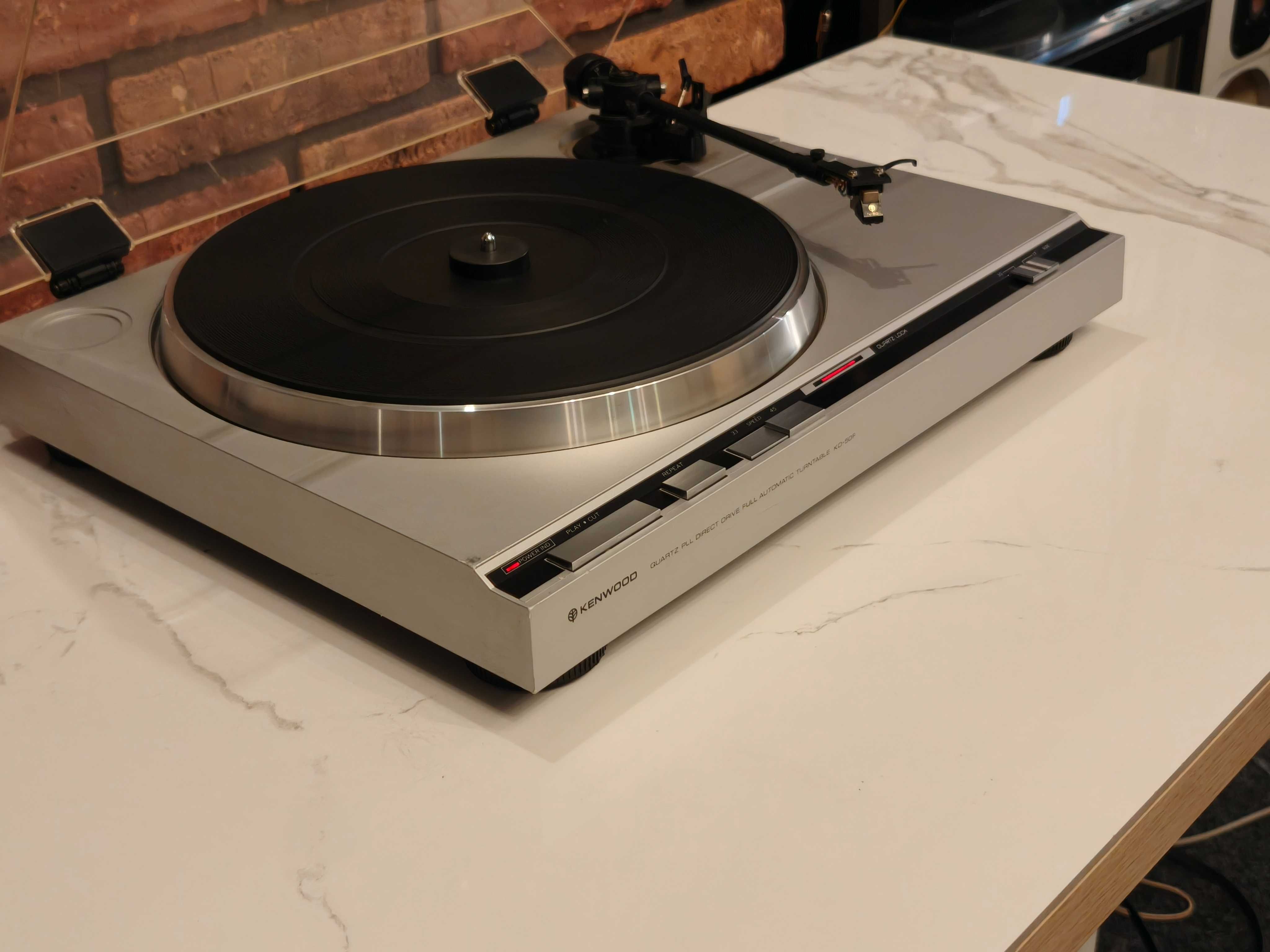 KENWOOD KD-50F Gramofon Direct Drive Quartz ! Automat