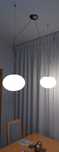 Lampa wisząca Falko Sfera nad stół do jadalni
