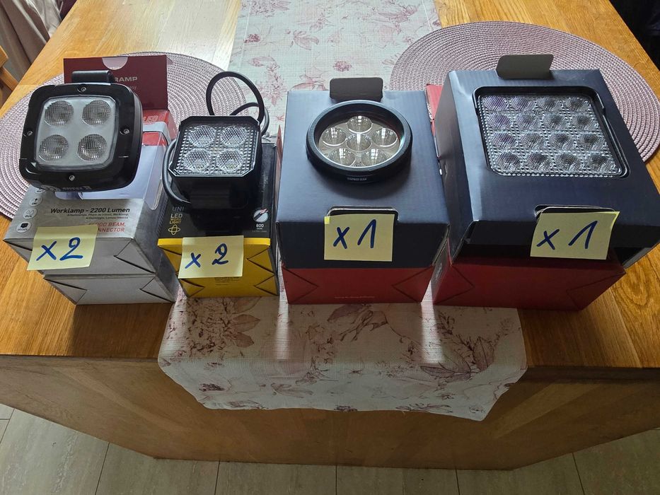 Lampy ledowe do maszyn rolniczych samochodów terenowych.