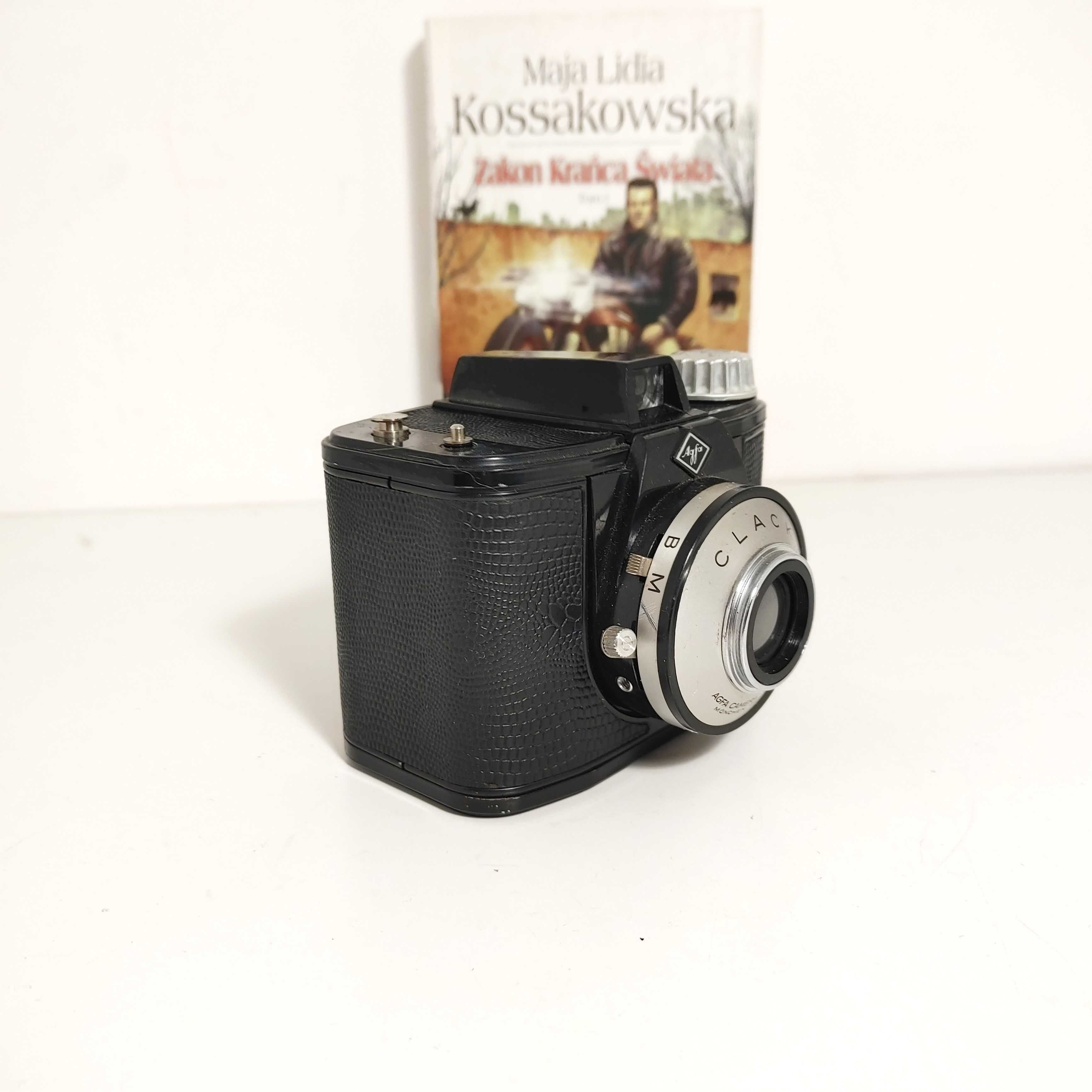 Piękna AGFA Clack z 1954 roku niezawodny sprawny BOX na film 120 mm