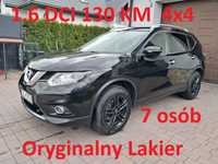 Nissan X-Trail Oryginał Lakier 1,6 130 KM 4X4 Navi Kamery 360 Skóra Panorama El.Klapa