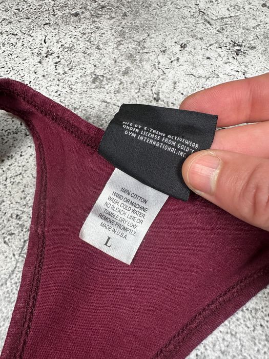 Чоловіча спортивна оригінальна майка «Gold’s Gym»