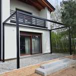 Pergola tarasowa ocynkowana profil 100x100x3 .