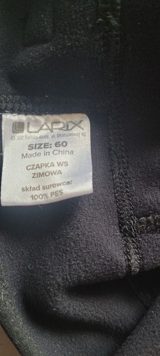 Czapka zimowa + komin wojsk specjalnych