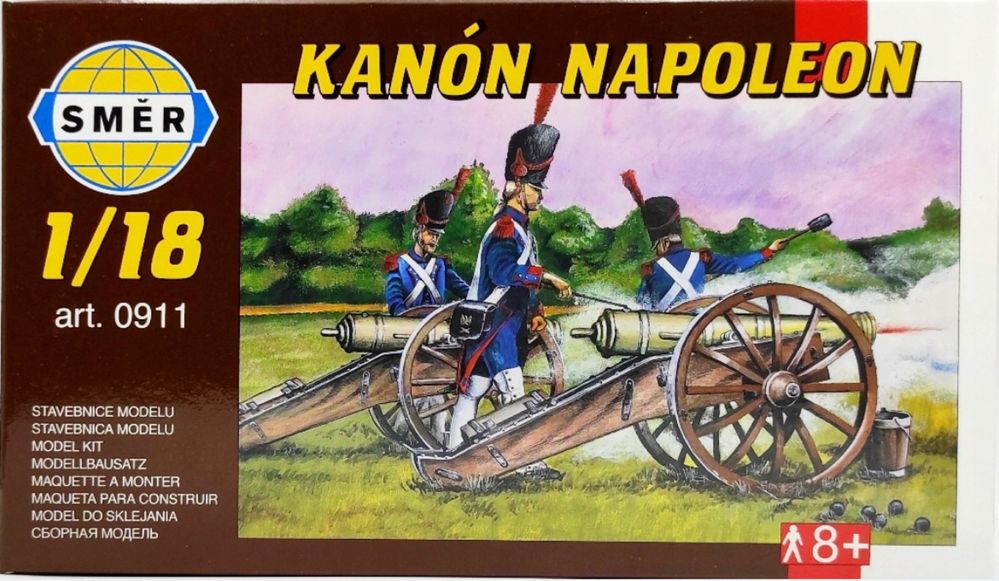 Smer 0911 Cannon Napoleon model do sklejania 1:18