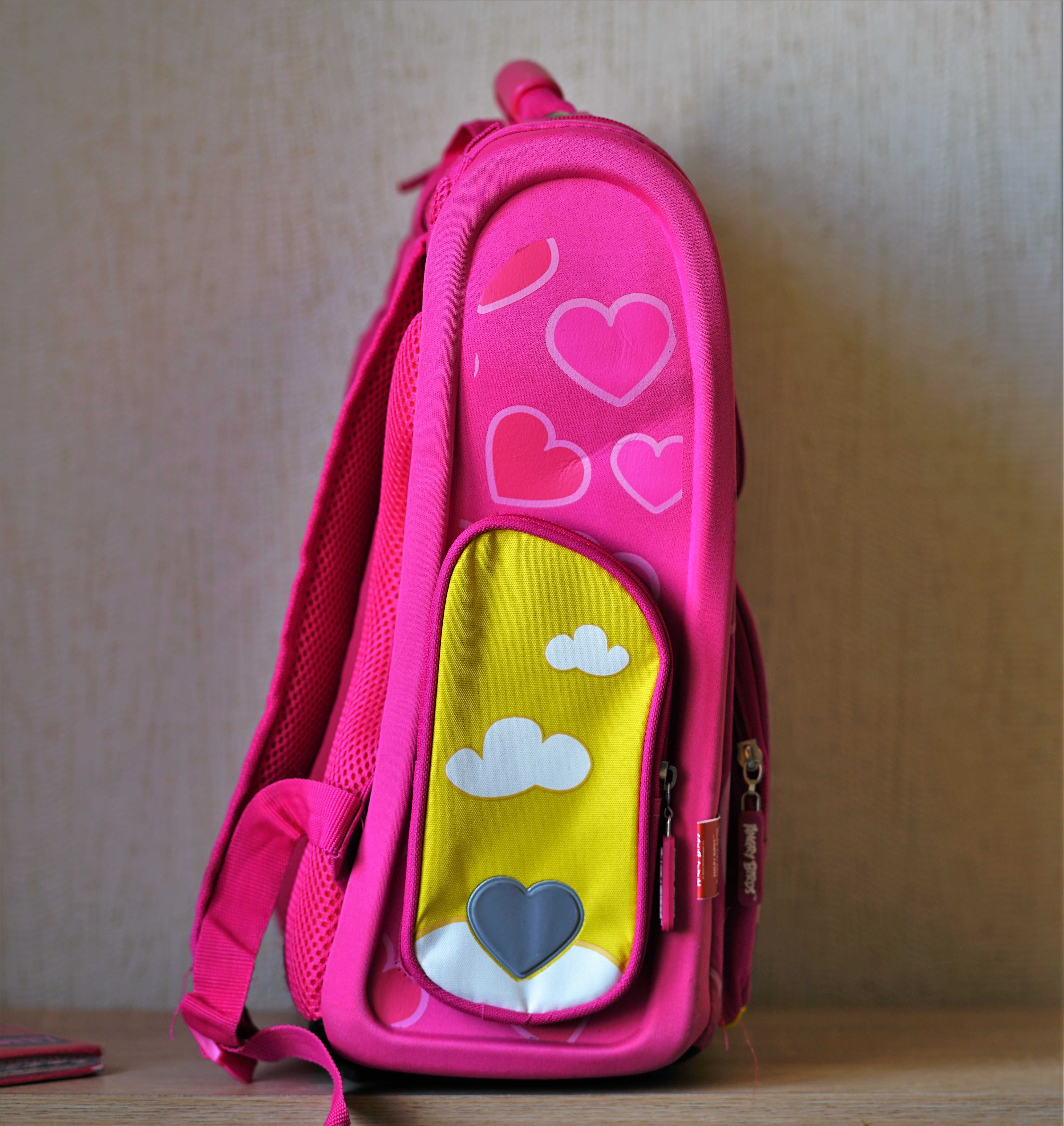 Каркасный ортопедический рюкзак для девочки + подарок!!!