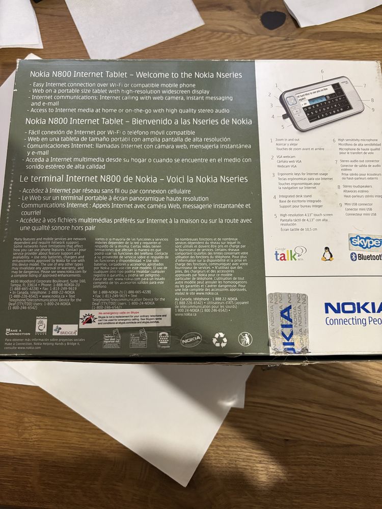 Nokia N800 Internet table кпк