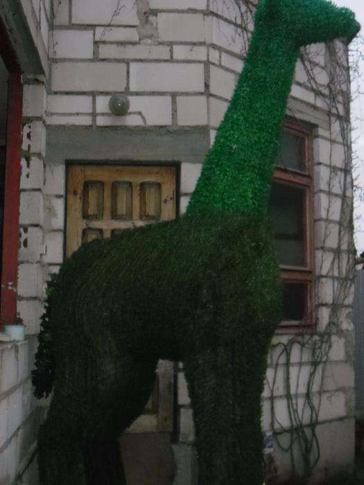 dekoracja ogrod zyrafa witrak krasnal