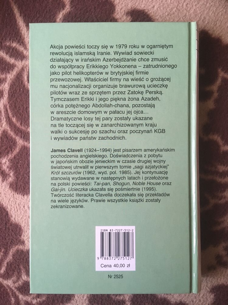 Ucieczka James Clavell