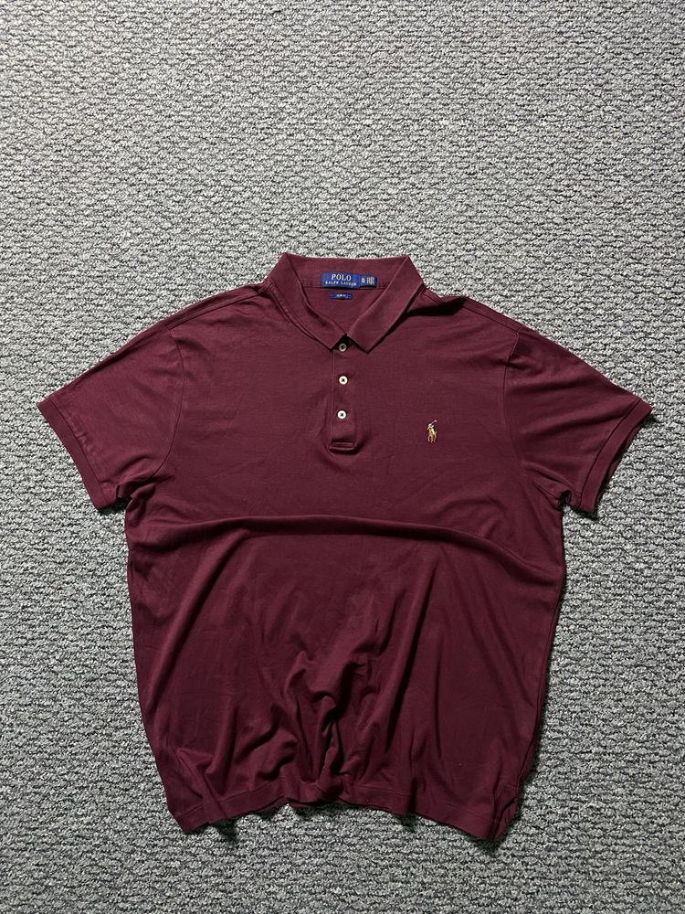 Футболкас воротником polo ralph lauren