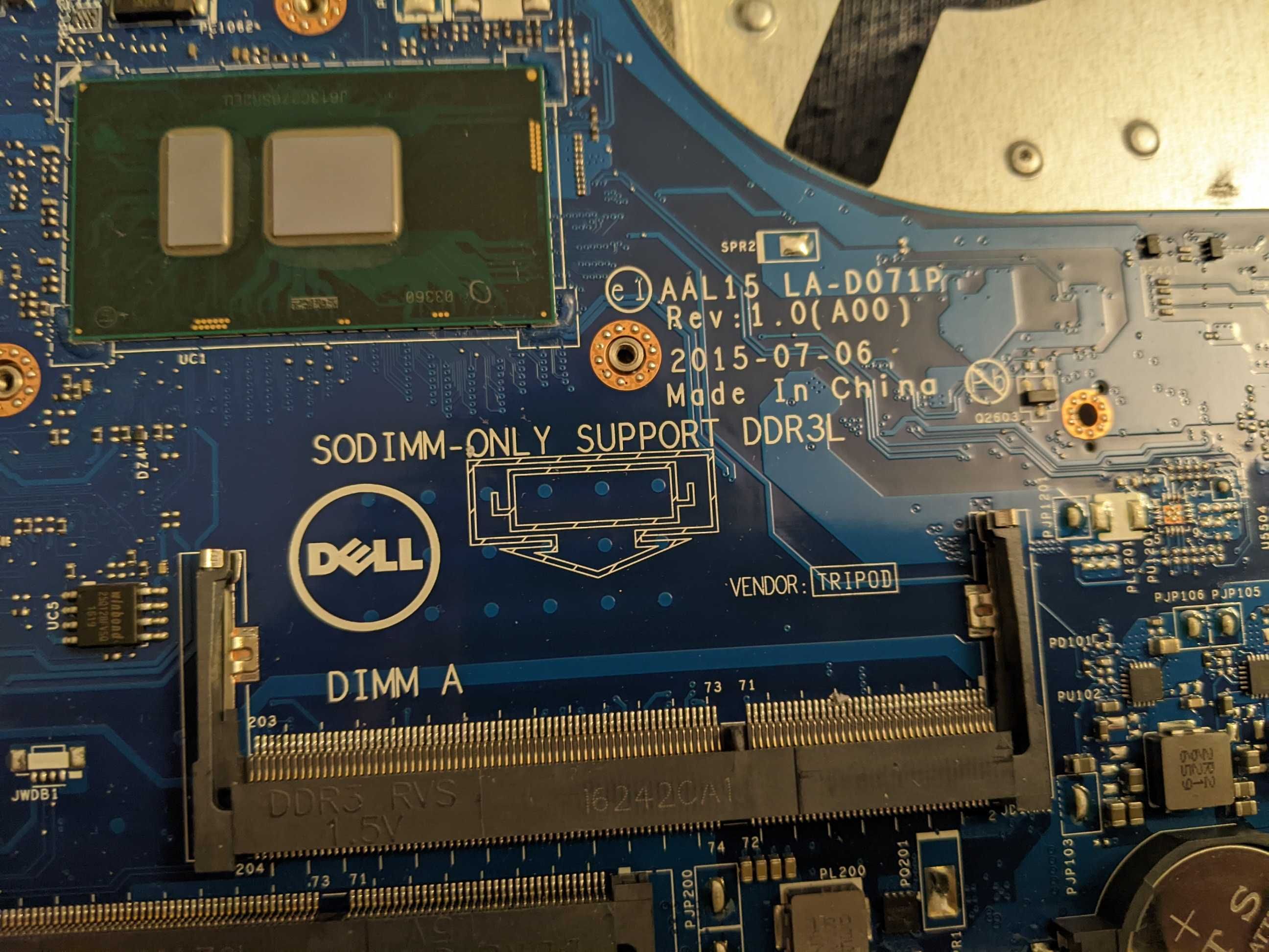 Материнская плата для ноутбука Dell Inspiron 5559